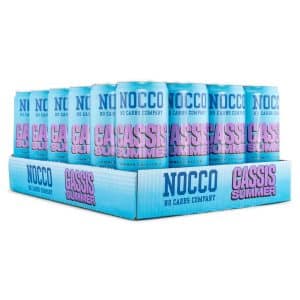 NOCCO BCAA, Cassis Summer Edition, Koffein, 24-pack