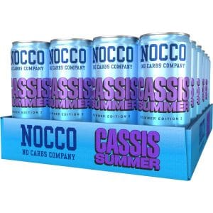 NOCCO BCAA Cassis Summer Edition, Koffein 24-pack