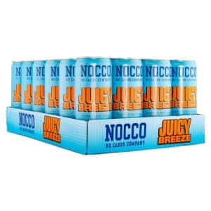 NOCCO BCAA, Juicy Breeze, Koffein, 24-pack