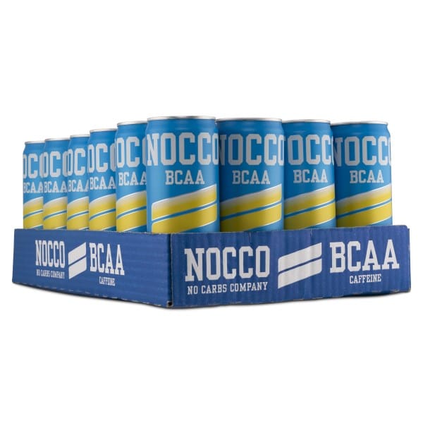 NOCCO BCAA, Limón, Koffein, 24-pack