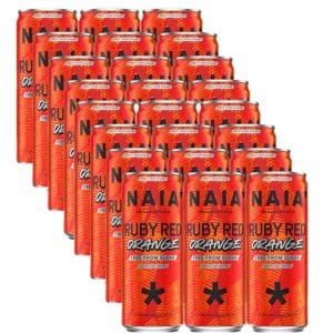 Naia Energidryck Ruby Red Orange 24-pack