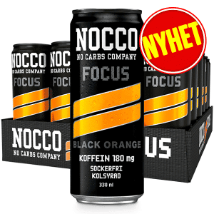 Nocco Focus Black Orange 24st x 33cl