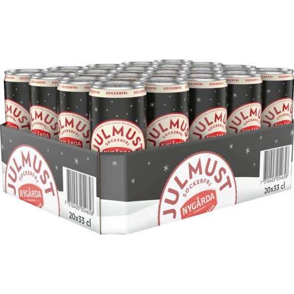 Nygårda Julmust Sockerfri 20-pack