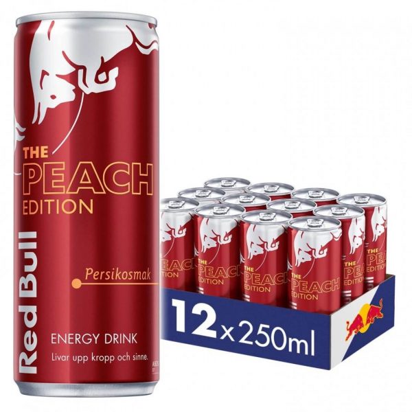 Red Bull Peach Edition 25cl x 24st (Helt flak)