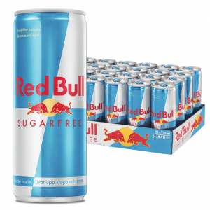 Red Bull Sugar Free 25cl x 24st (helt flak)