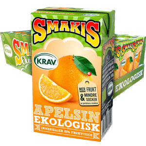 SMAKIS Apelsin Krav Brick 25cl - 27 st