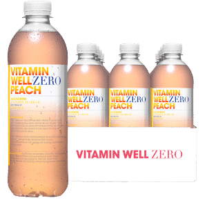 Vitamin Well Zero Peach 50cl x12st