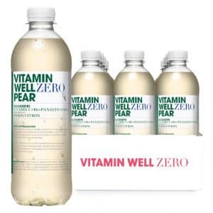 Vitamin Well Zero Pear 12x500ml