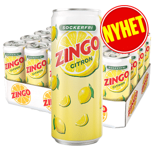Zingo Citron Sockerfri 20st x 33cl